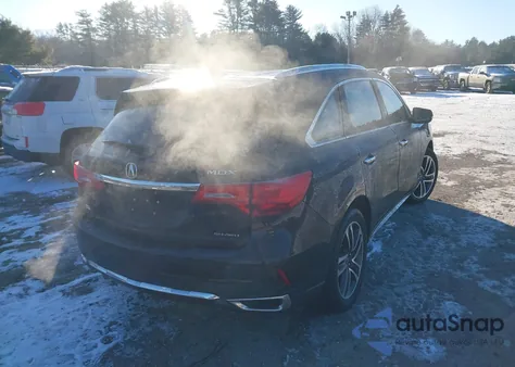 2017 Acura Mdx Advance z USA, uszkodzony, nr VIN 5FRYD4H84HB024208